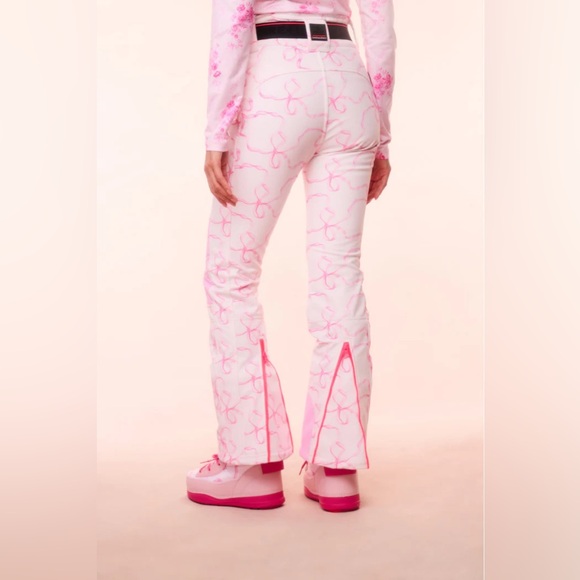 LoveShackFancy X Bogner Fire + Ice Pink Bow Ski Outfit - Picture 10 of 15